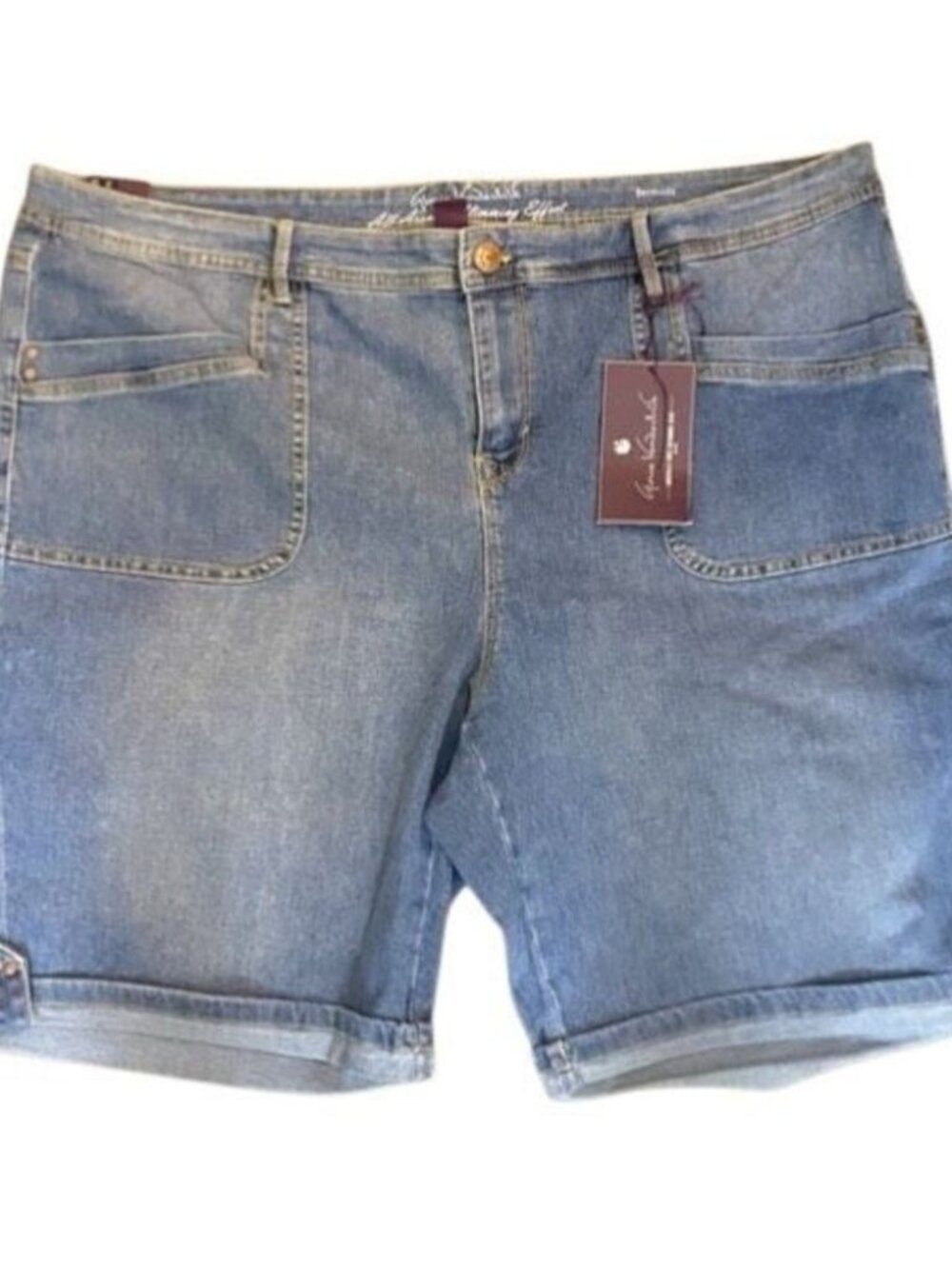 Gloria Vanderbilt NWT Bermuda all around slimming effect size 18W jean short